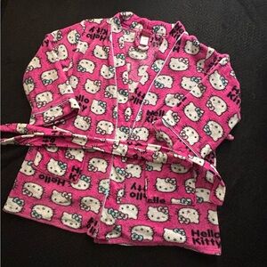 Hello kitty plush robe Sz S